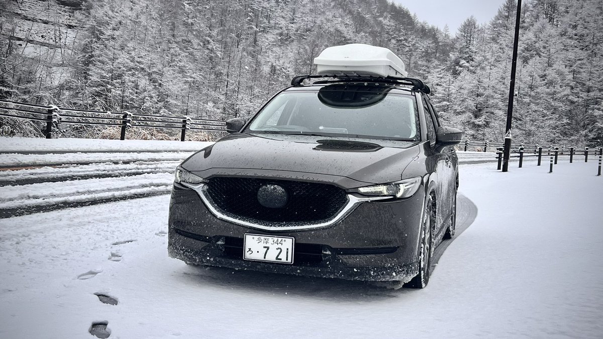 CX-5って雪似合うよね