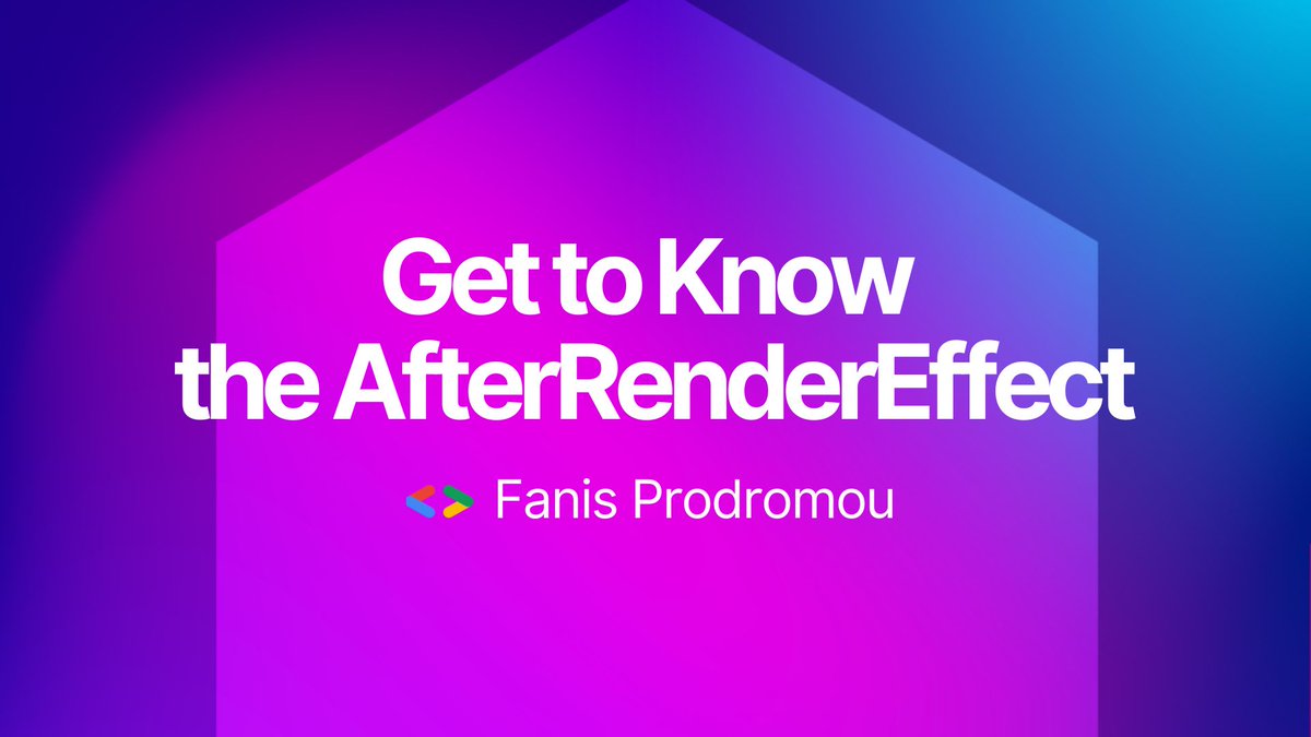 AngularLovePL's tweet image. Have you ever struggled with layout thrashing in your #Angular apps? 👨‍💻 

The new #afterRenderEffect hook in #Angular19 could be the solution you&apos;ve been looking for. It combines the power of effect and afterRender to optimize DOM operations and prevent layout issues.

👉 This…