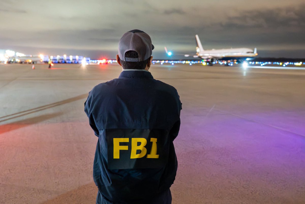 On the ground last night at Dulles airfield as FBI personnel and our DOJ + CIA partners delivered a terrorist wanted for the Afghanistan Abbey Gate murders.

To terrorists around the world responsible for harming Americans:

We will hunt the ends of the earth and find you.