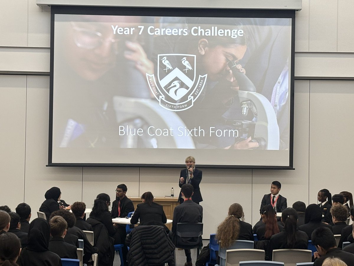 Year 7 Careers Challenge underway <a href="/BrianClarkeAcad/">BrianClarkeAcademy</a> thank you <a href="/BCOldham6thForm/">The Blue Coat Sixth Form</a> let the games begin!