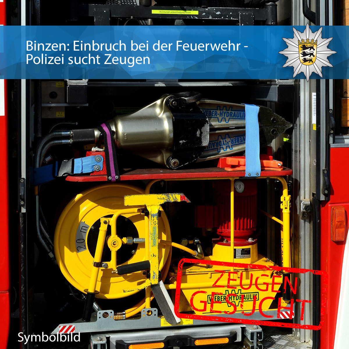 #Binzen: Einbruch bei der Feuerwehr - Polizei sucht Zeugen

presseportal.de/blaulicht/pm/1…

#polizei #feuerwehr