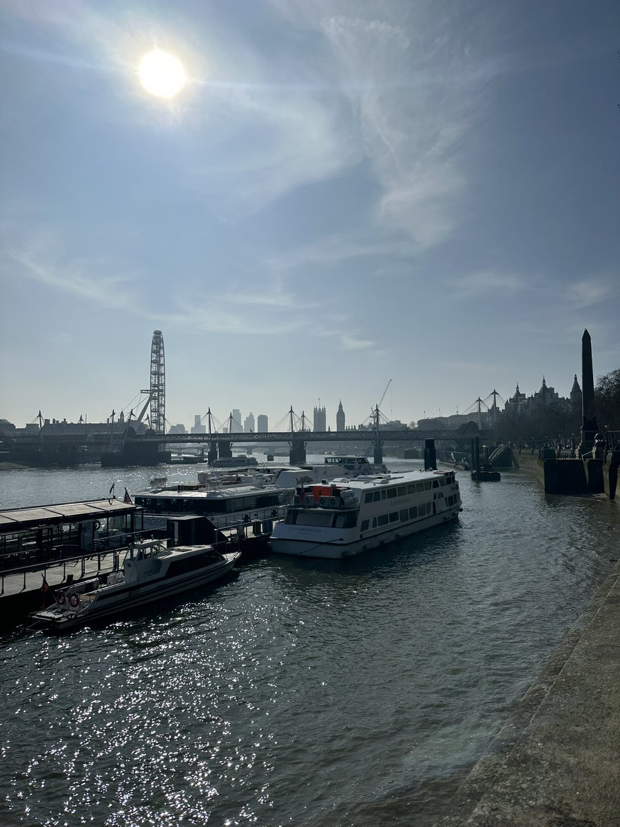 Can’t beat a lunch time walk along The Thames.