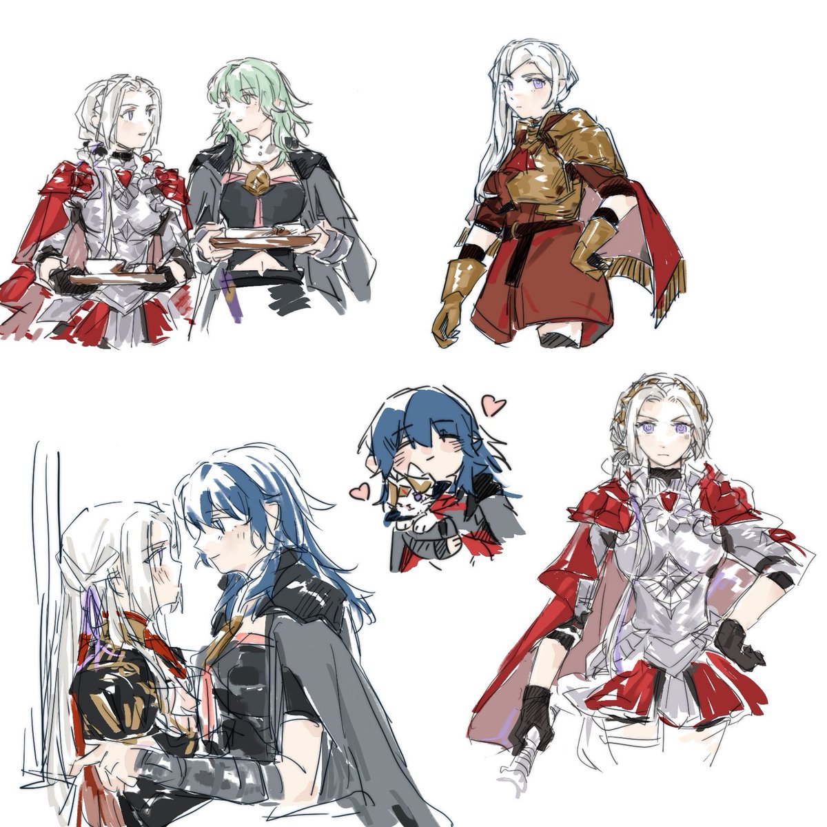 TOOONG4's tweet image. #FE3H #edelgard #edeleth