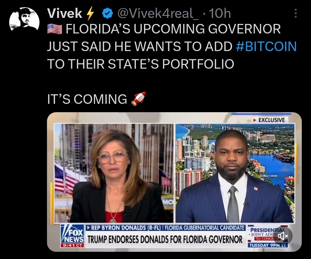 CJKonstantinos's tweet image. Step 1: Add $BTC to balance sheet

Step 2: Leverage Bitcoin to increase the quality of life &amp;amp; standard of living of your constituents

Municipal Bitcoin Bonds coming...

The states will lead the way and Bitcoin Muni Bonds will attract trillions back to the states!…