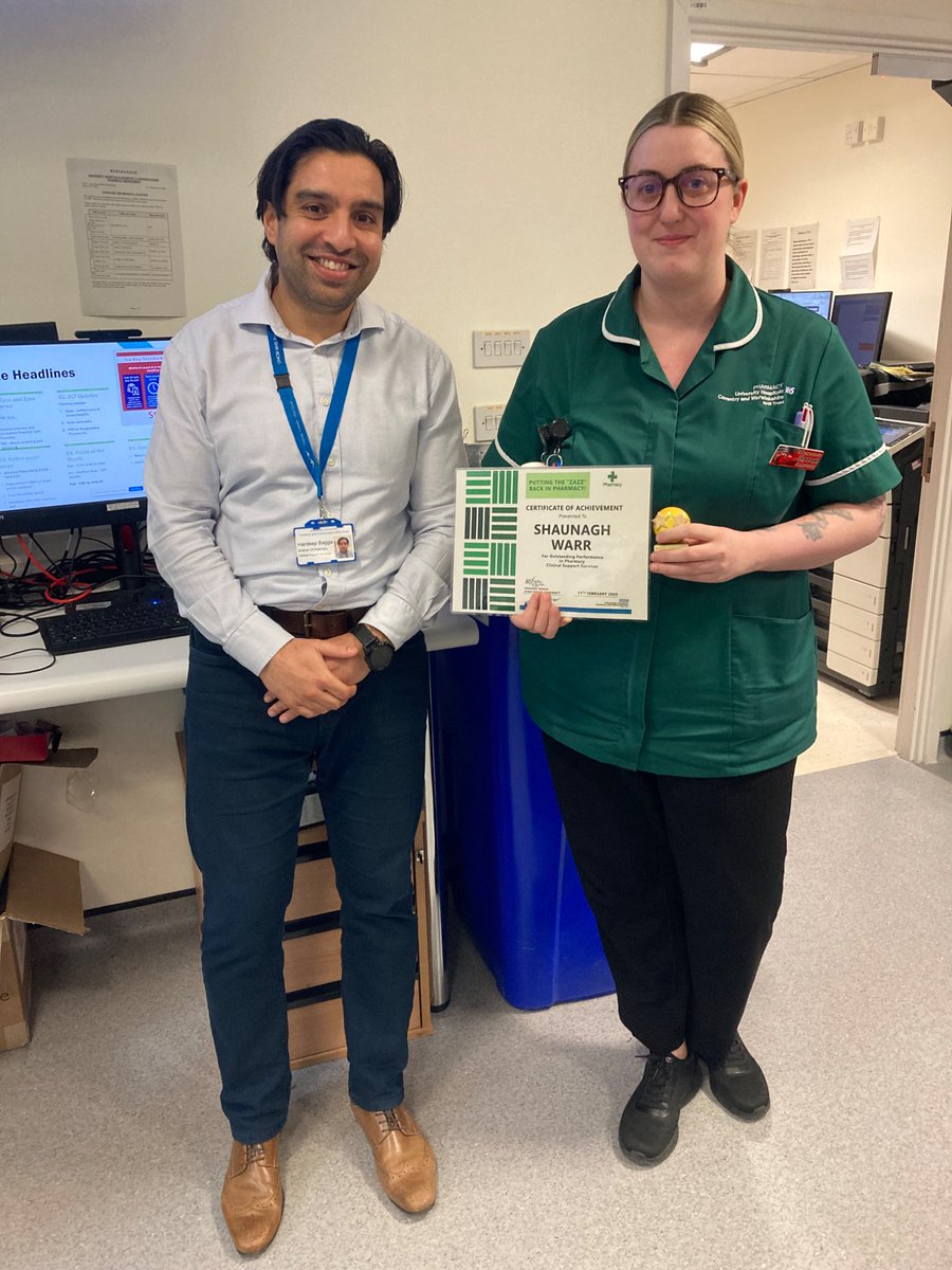 Pharmacy’s February Phzazz!
Congratulations to Shaunagh for going the extra mile to help our patients!