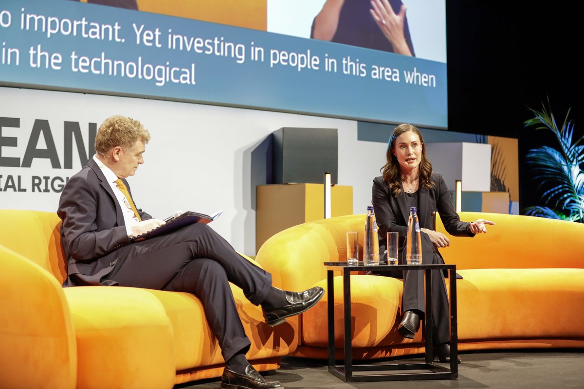EU Social 🇪🇺 (@eu_social) on Twitter photo You can address social issues such as poverty at national level, but you cannot overlook the role cities play; cooperation at this level is crucial to solving the problem.
- <a href="/MarinSanna/">Sanna Marin</a>, former Prime Minister of Finland at the #EUSocialForum You can address social issues such as poverty at national level, but you cannot overlook the role cities play; cooperation at this level is crucial to solving the problem.
- <a href="/MarinSanna/">Sanna Marin</a>, former Prime Minister of Finland at the #EUSocialForum