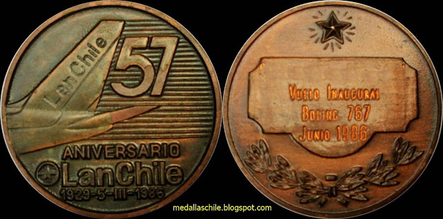 #LAN fue fundada en Chile el 5 de marzo de 1929 por iniciativa del  Comandante Arturo Merino Benítez, bajo el nombre de Línea Aeropostal Santiago-Arica: medallaschile.blogspot.com/2017/04/lan-ch… - #Latam <a href="/LATAM_CHI/">LATAM Chile</a>