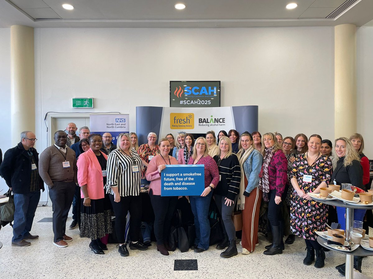 Fresh - Making Smoking History (@freshsmokefree) on Twitter photo So amazing to have all these passionate lovely folk from NHS, LAs and other key partners from NE at this brilliant <a href="/scahconf/">Smoking Cessation and Health</a>
People are buzzing by how much they're learning, sharing and exploring. #scah2025 #smokefreefuture <a href="/ADPHNE/">Association of DsPH North East</a> <a href="/NENC_NHS/">North East and North Cumbria NHS</a> So amazing to have all these passionate lovely folk from NHS, LAs and other key partners from NE at this brilliant <a href="/scahconf/">Smoking Cessation and Health</a>
People are buzzing by how much they're learning, sharing and exploring. #scah2025 #smokefreefuture <a href="/ADPHNE/">Association of DsPH North East</a> <a href="/NENC_NHS/">North East and North Cumbria NHS</a>