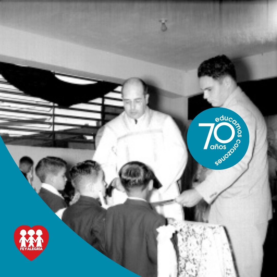 En Fe y Alegría, creemos en el poder de la educación para transformar vidas y comunidades. A lo largo de 70 años, hemos trabajado incansablemente para promover la paz, la convivencia y la justicia social. #FeyAlegríaCumple70 #EducamosCorazones