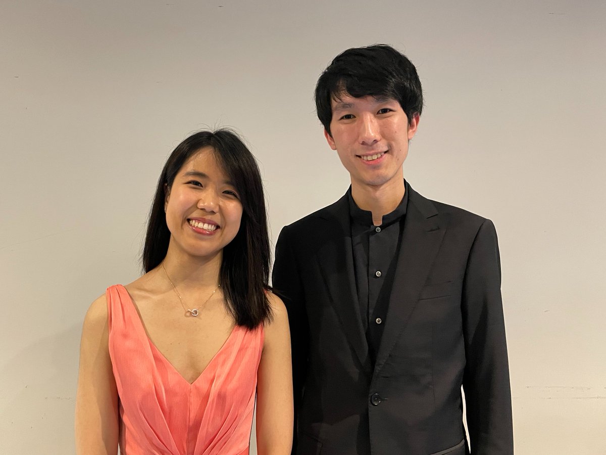 3/5 ケイト・リウ＆エリック・ルー ソロ＆デュオ・リサイタル「ショパン・ナイト」終演🎹
ソロ、デュオともに二人の魅力たっぷりの演奏で会場を魅了しました✨

🎵アンコール
・クルターグ:ピアノ連弾のための《J.S.バッハの神の時こそいと良き時(BWV 106)》
・ブラームス:16のワルツOp.39-15変イ長調