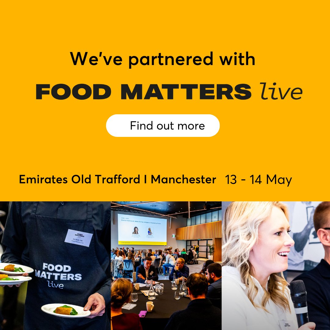GM Chamber (@gmchamber) on Twitter photo We're excited to partner with <a href="/FoodMattersLive/">Food Matters Live</a> to bring cutting-edge food innovation to Manchester!
Join us 13-14 May at Emirates Old Trafford to explore new ingredient solutions, expert insights & NPD advice.
🍽 Tastes of Better – sample innovations & get tailored support We're excited to partner with <a href="/FoodMattersLive/">Food Matters Live</a> to bring cutting-edge food innovation to Manchester!
Join us 13-14 May at Emirates Old Trafford to explore new ingredient solutions, expert insights & NPD advice.
🍽 Tastes of Better – sample innovations & get tailored support