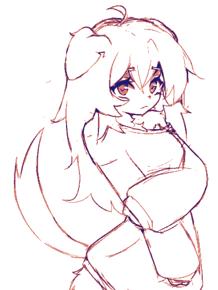 Rokkubee_'s tweet photo. been low-res sketching🐕 https://t.co/tOmNf1T8QP