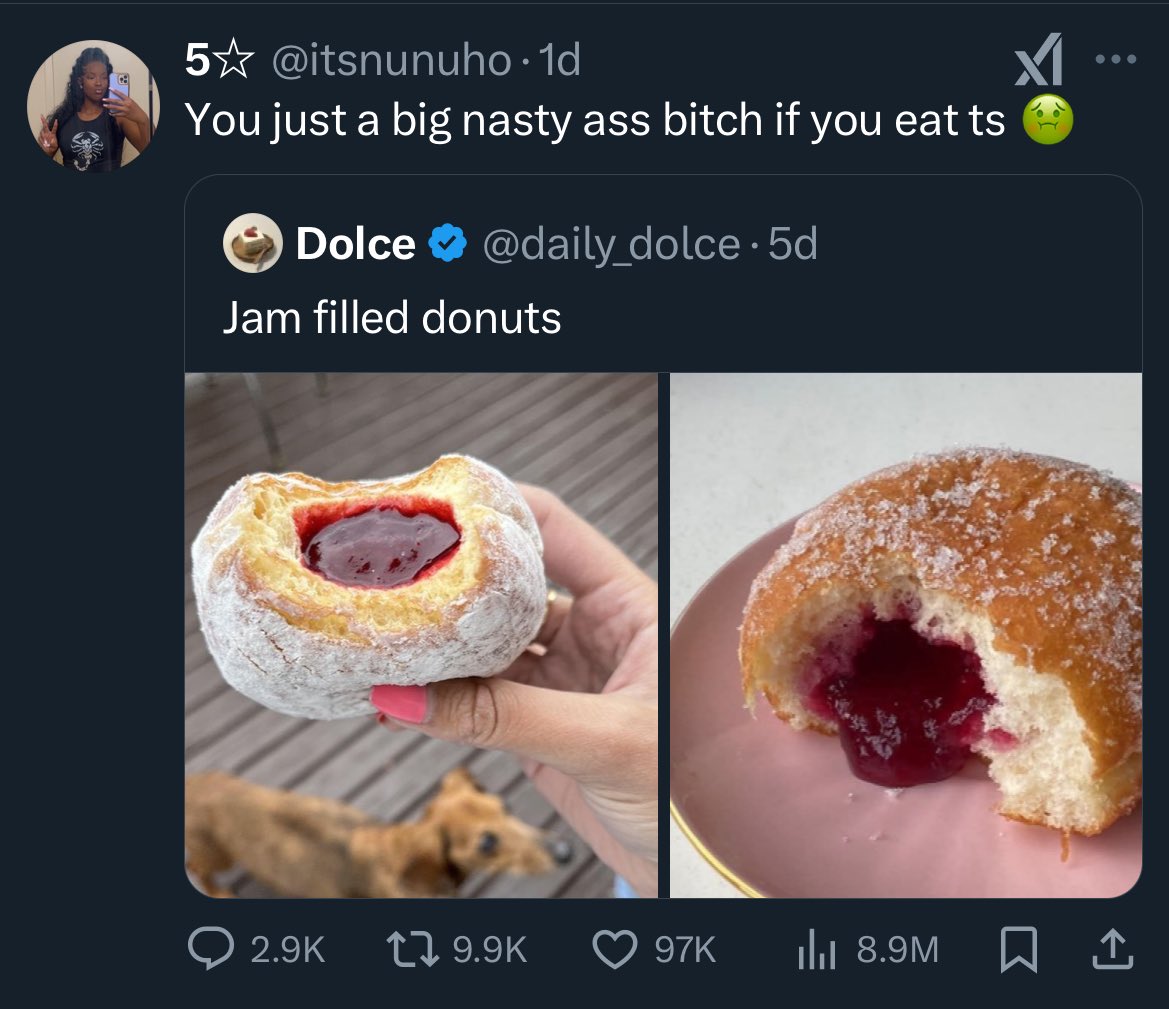 joshpearson180's tweet photo. Americans food opinions will always make me laugh

Will happily eat spray cheese out of a can but they draw the line at the humble jam donut. Strange bunch https://t.co/aIYpDbExMC