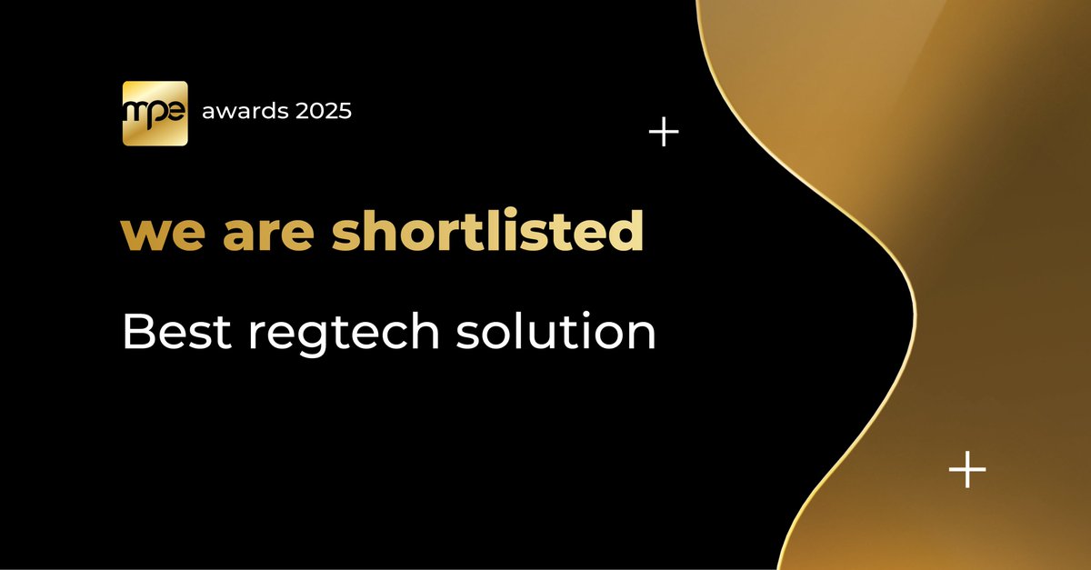 CalQRisk (@calqrisk) on Twitter photo CalQRisk are shortlisted as finalists in the MPE Awards!
We are thrilled to share that CalQRisk has been shortlisted for Best RegTech Solution at the MPE Awards 2025. 
#MPEAwards2025 #RegTech #Innovation #CalQRisk CalQRisk are shortlisted as finalists in the MPE Awards!
We are thrilled to share that CalQRisk has been shortlisted for Best RegTech Solution at the MPE Awards 2025. 
#MPEAwards2025 #RegTech #Innovation #CalQRisk