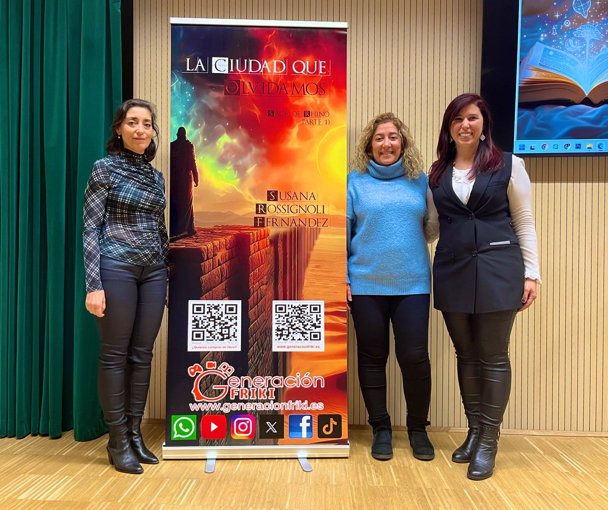 GeneracionFreak's tweet photo. PRESENTACIÓN OFICIAL DE MI PRIMERA NOVELA EN LA BIBLIOTECA CENTRAL DE LEGANÉS 📖
En colaboración con la Concejalía de Cultura de Leganés y en compañía de excelentes personas.
https://t.co/oWTyBTFcGm
@DamarelaGF 
#Leganés #SentimosLeganés #BibliotecaCentral
+ https://t.co/TnVOEr6yIZ