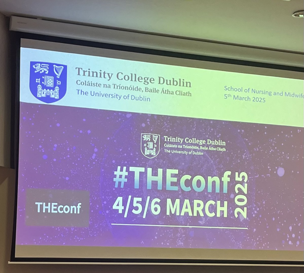 Sharon Slattery DoN (@sjhdon) on Twitter photo And we’re off .. looking forward to a great day .. excellent lineup ! Congratulations <a href="/TCD_SNM/">School of Nursing & Midwifery, TCD</a> 🌸 #Theconf2025 And we’re off .. looking forward to a great day .. excellent lineup ! Congratulations <a href="/TCD_SNM/">School of Nursing & Midwifery, TCD</a> 🌸 #Theconf2025