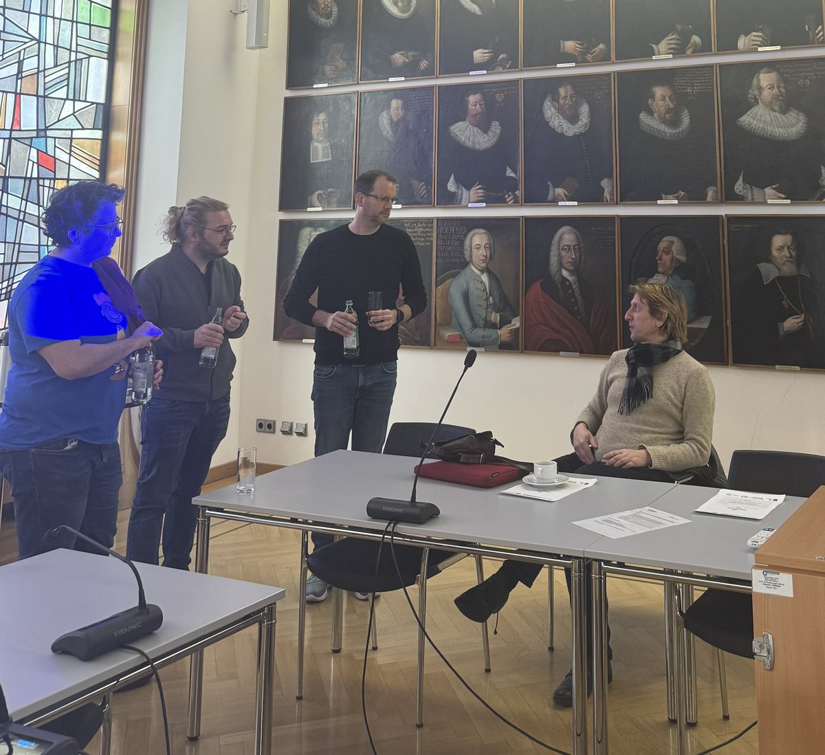 Our 7th meeting is about to start in a very pretty seminar room at JLU. #ChronoPilot