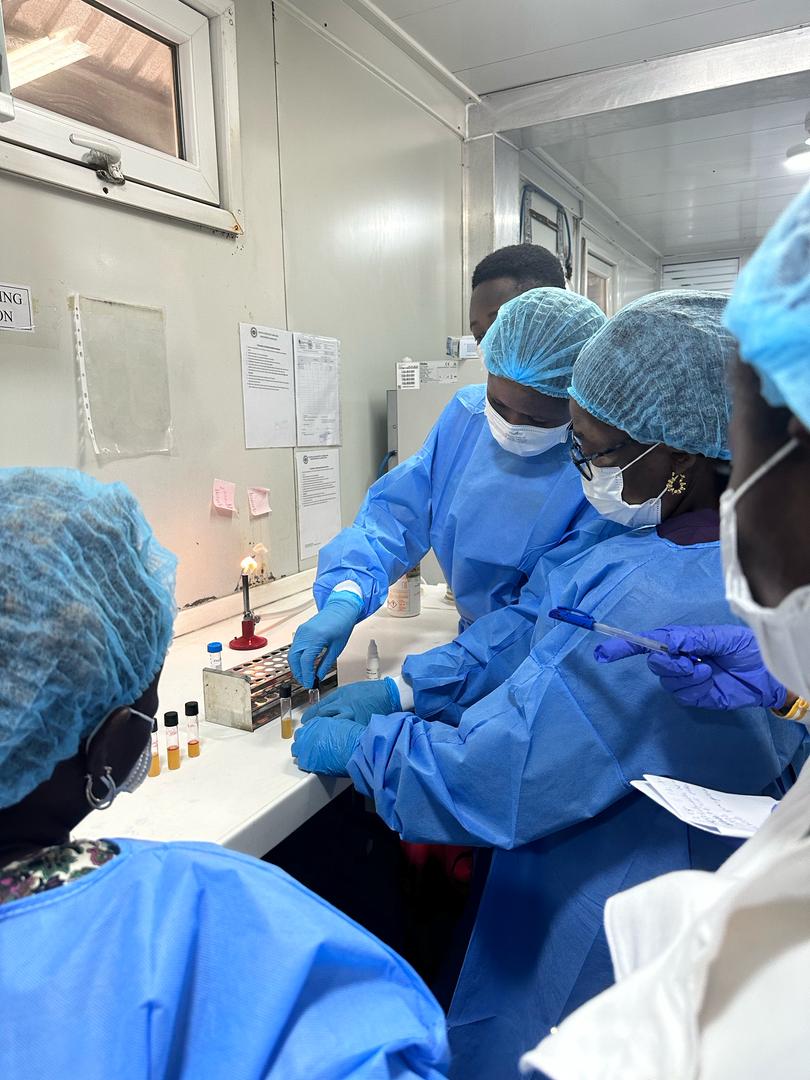 The Kumasi Veterinary Laboratory and National Food Safety Laboratory participated in Integrated Global Surveillance Training on ESBL-producing E. coli (Tricycle Protocol) in Ghana from 27th-31st January, 2025
to strengthen National AMR surveillance systems across the country.