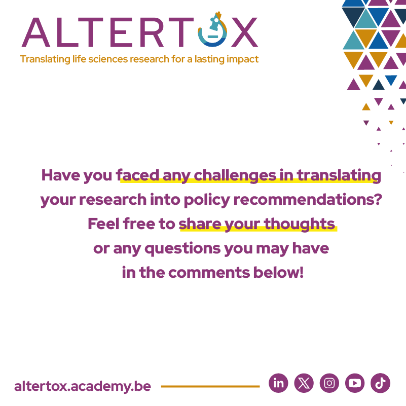 AltertoxAcademy's tweet image. A huge thank you to our Policy Officer Dr. Leonie Mueller for leading an engaging and interactive training session on understanding science in policy and politics.  

📸 Here’s a glimpse of some of the key moments from the training day. 

#AltertoxTraining