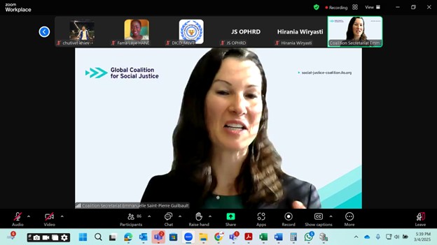 <a href="/BUSINESSAfricah/">BUSINESSAfrica EMPLOYERS' CONFEDERATION</a> a participé la Coalition mondiale pour la justice sociale. Cette réunion a rassemblé des parties prenantes et des experts.
L'objectif était de mise en œuvre, réformes politiques, l'investissement et de l'accélération du programme de développement durable.