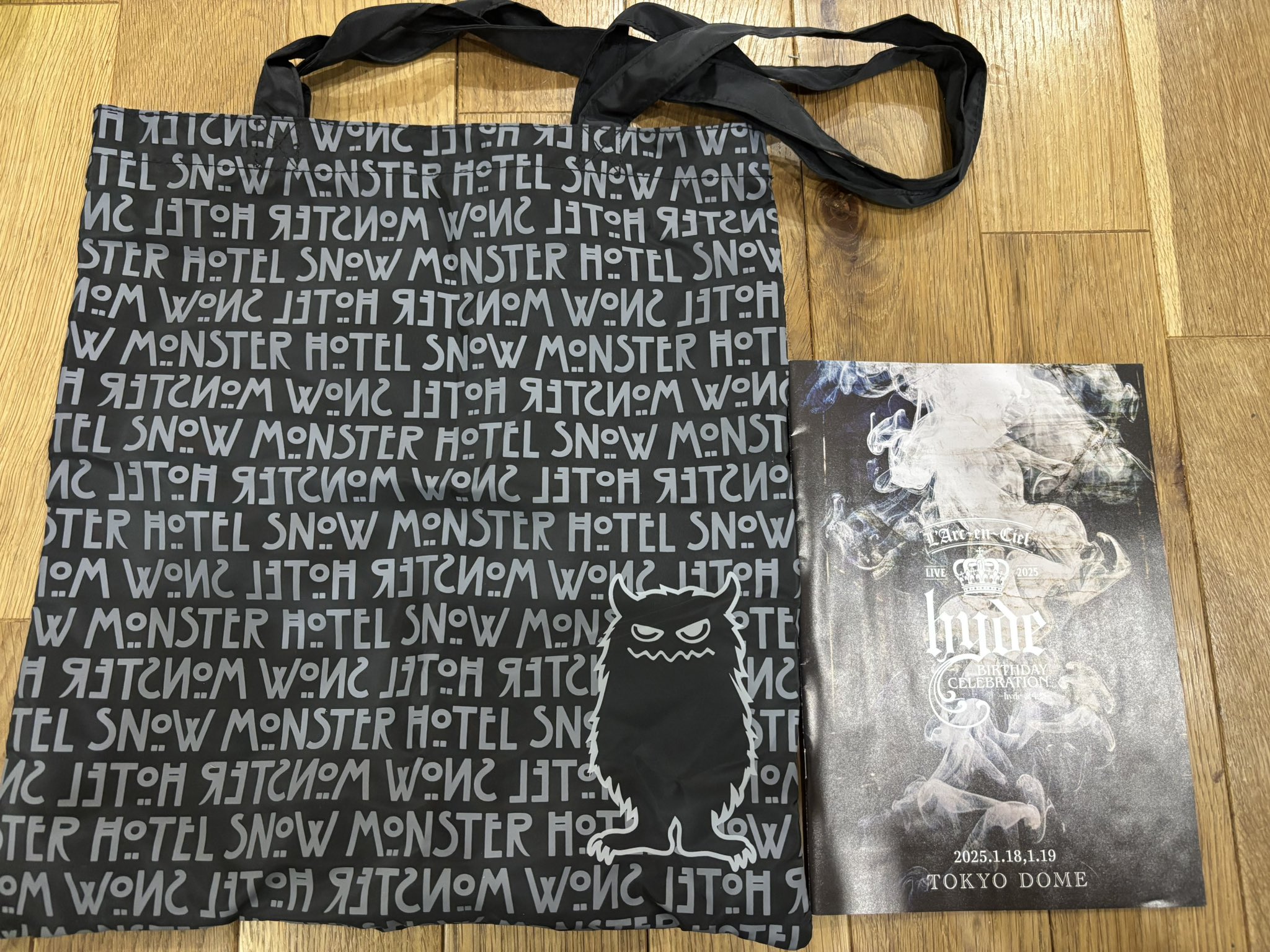★決算特価商品★ HYDE SNOW MONSTER HOTEL 2025 苗場参加者特典 バッグ（smh ミュージシャン