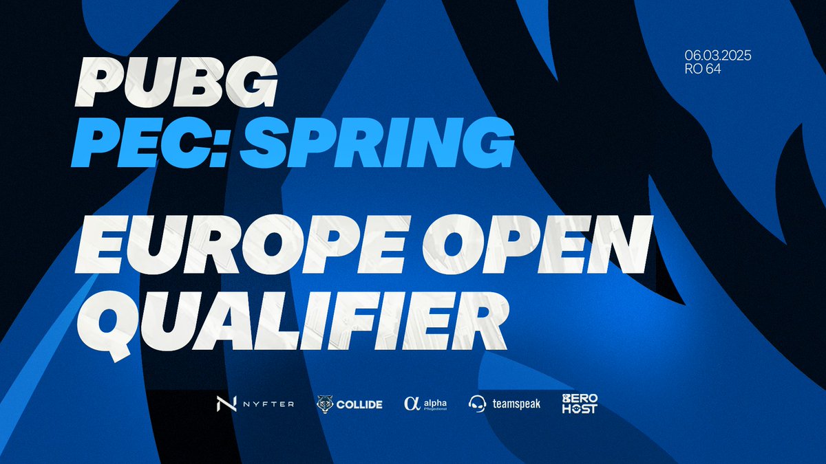 Vuptrox (@vuptrox) on Twitter photo PEC: SPRING | EUROPE OPEN QUALIFIER
Today we participating at the 4th round of PEC: SPRING | EUROPE OPEN QUALIFIER <a href="/PUBGEsports/">PUBG Esports</a>.
🗒️RO 64
📆 6th March
⏰ 18:00 CET
📺POV: twitch.tv/vorixpubg
Lineup | <a href="/FutFutPubg/">FutFutFreestailo</a>, <a href="/annico223/">nico</a>, <a href="/justNeeKz/">NeeKz</a>, <a href="/VorixPUBG/">Vorix</a>
#VPXWIN PEC: SPRING | EUROPE OPEN QUALIFIER
Today we participating at the 4th round of PEC: SPRING | EUROPE OPEN QUALIFIER <a href="/PUBGEsports/">PUBG Esports</a>.
🗒️RO 64
📆 6th March
⏰ 18:00 CET
📺POV: twitch.tv/vorixpubg
Lineup | <a href="/FutFutPubg/">FutFutFreestailo</a>, <a href="/annico223/">nico</a>, <a href="/justNeeKz/">NeeKz</a>, <a href="/VorixPUBG/">Vorix</a>
#VPXWIN