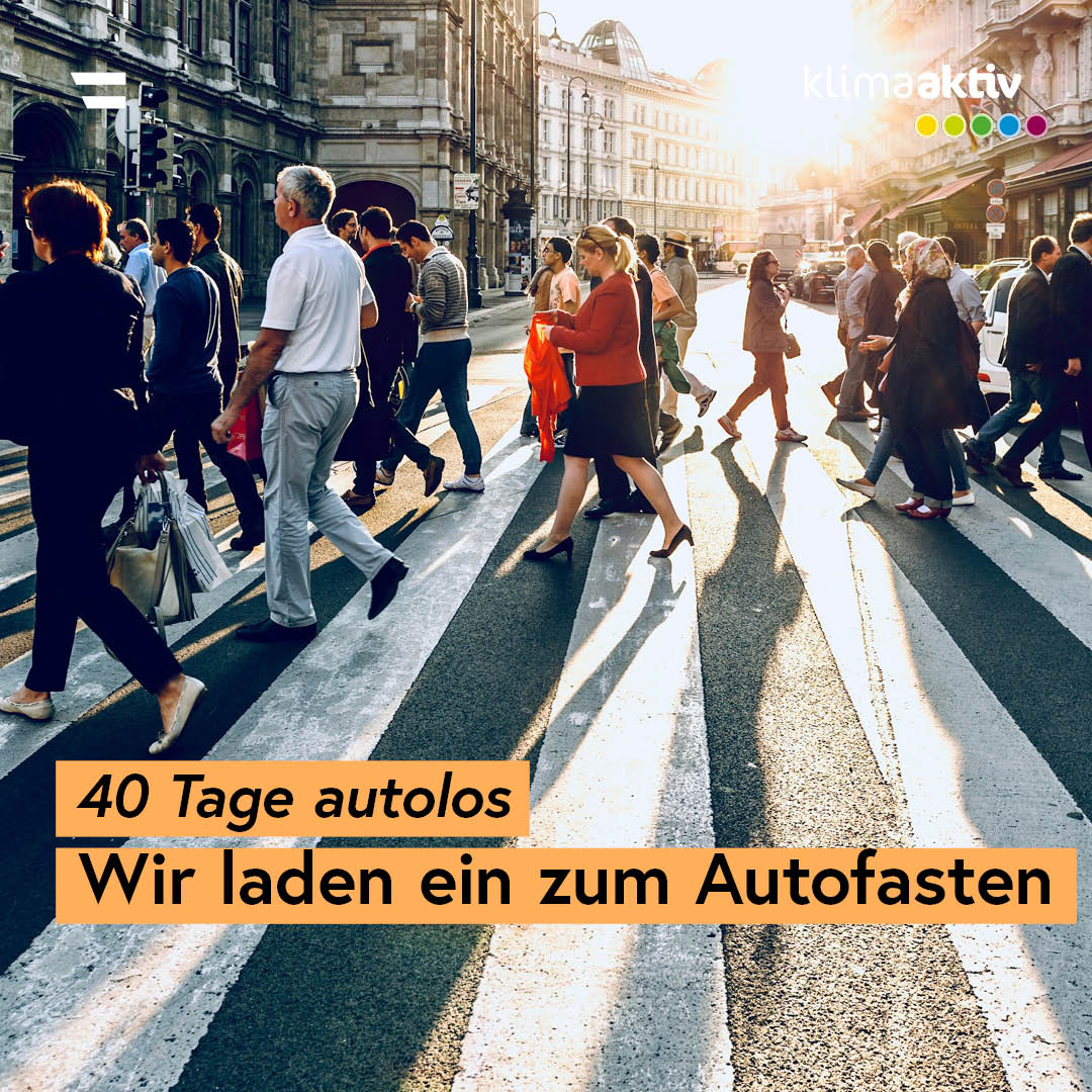 Die Fastenzeit ist ideale Gelegenheit, den Mobilitäts-Alltag bewusster &amp; nachhaltiger zu gestalten sowie festgefahrene Routinen zu  überprüfen, die sich auf vielen Strecken leicht durchbrechen lassen – mit dem Umstieg auf Öffis bzw. per pedes oder  Rad. bit.ly/autofasten2025