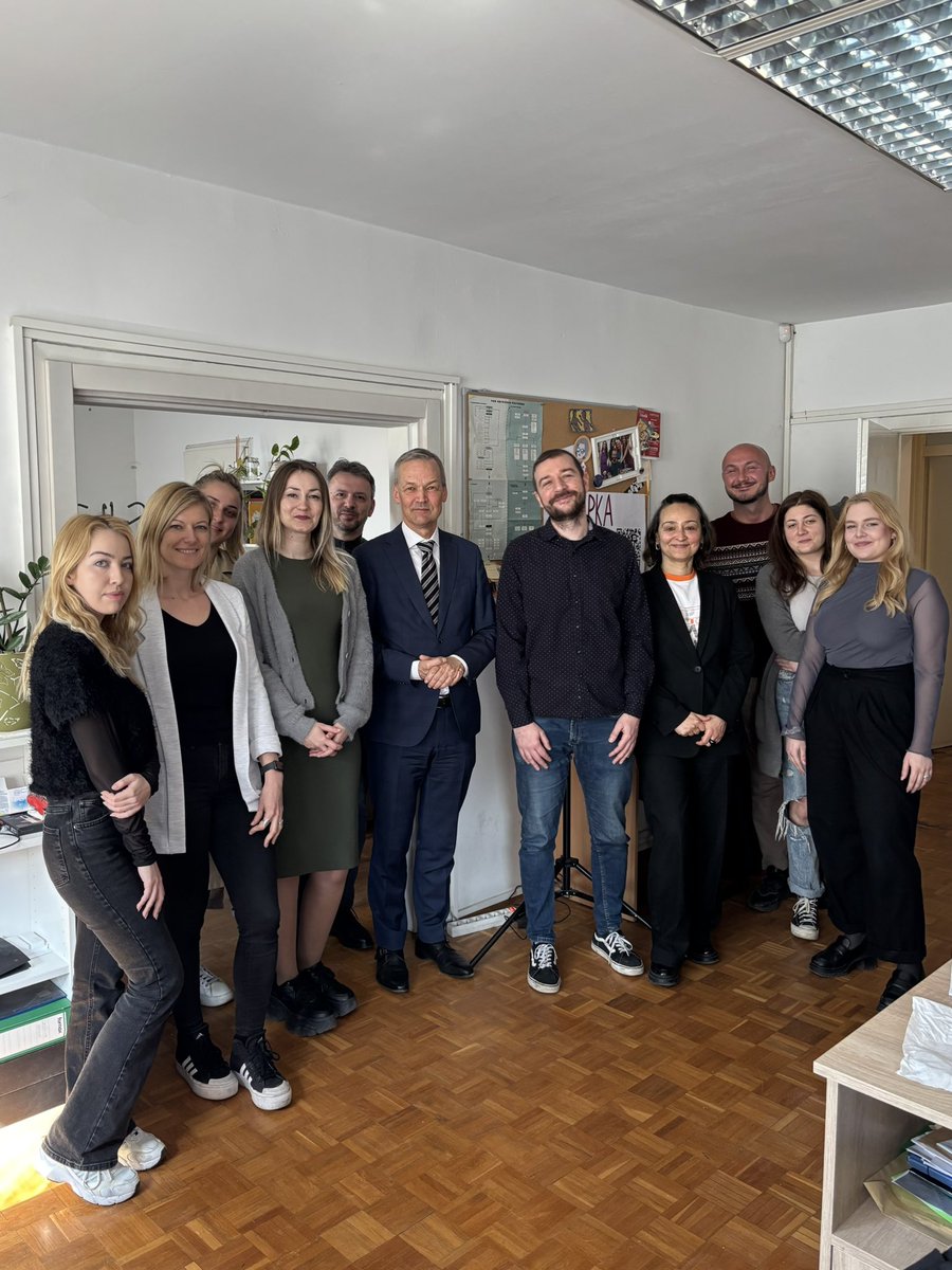 Spoke to <a href="/KRIKrs/">KRIK</a> about #mediafreedom  and importance of independent and pluriform media for democracy. Discussed journalists’ safety, lawsuits KRIK is facing and anti SLAPP initiatives. Good news: citizens’ support for the important work of KRIK is growing. #freedomofexpression