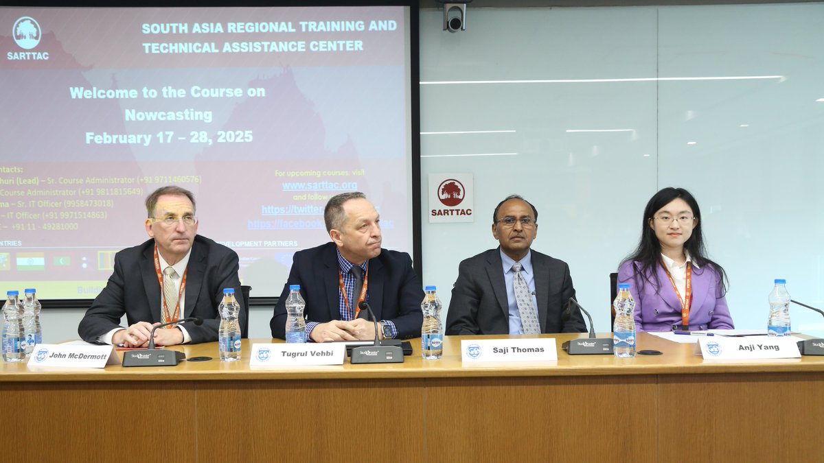 sarttac's tweet photo. 35 participants from #SARTTAC countries learned advanced nowcasting tools using mixed-frequency data. Hands-on workshops enhanced their understanding and practical skills in these techniques. https://t.co/MaXcrY01mP