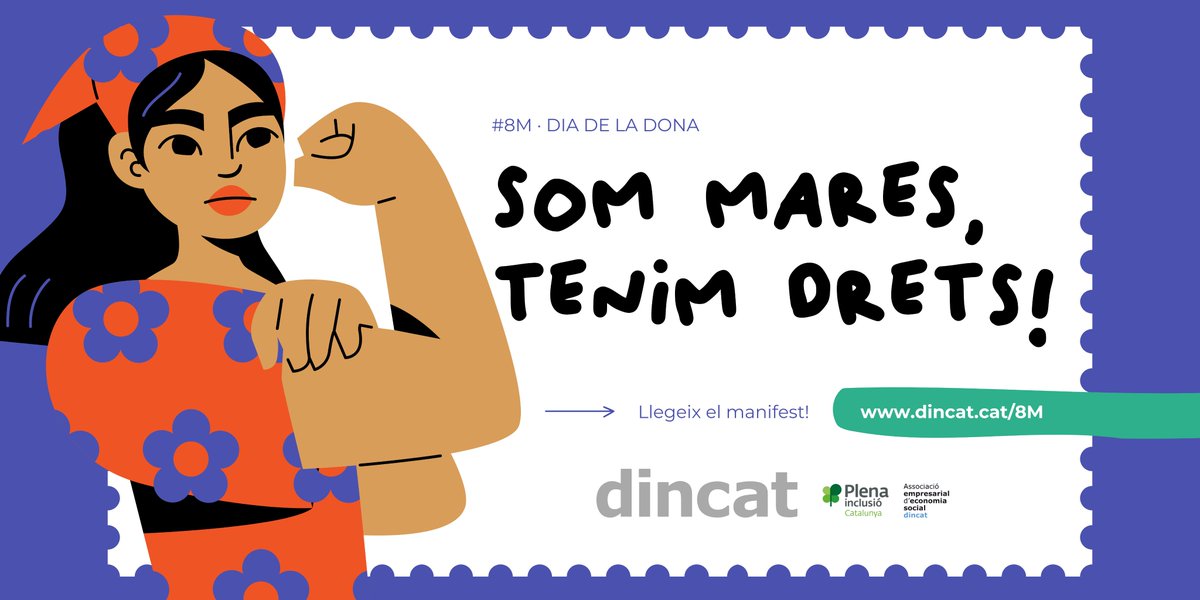 📢 Aquest #8M alcem la veu! ✊

Les mares de persones amb discapacitat intel·lectual i del desenvolupament es troben soles, invisibilitzades i sense suports. Assumeixen una càrrega enorme sense reconeixement. Exigim un canvi real! 🧵⬇️ #SomMaresTenimDrets dincat.cat/8M