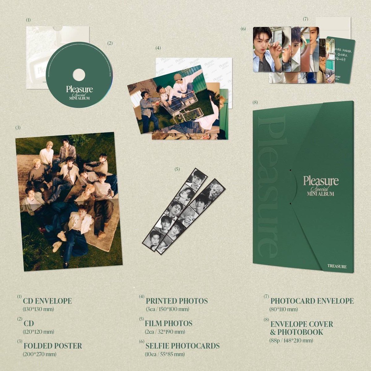 OPEN PO — WTS ALBUM TREASURE "PLEASURE" SHARING NON POB

YELLOW/GREEN VER✨
PRICE : 90K | DP: 50K est 250gr

✅ SEALED TRUSTED
✅ SHIPTAXPACK 
✅ GO TANGERANG

DM FOR ORDER‼️