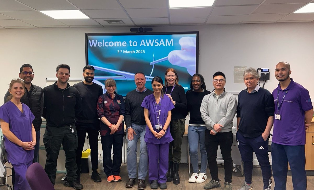 DREEAM (@nuhdreeam) on Twitter photo Another successful "Acute Wounds in Sport Assessment and Management" course ran on Monday! Thank you to all the students and faculty that made it a great day 🌟
📅New dates will be confirmed soon
Email us at nuhnt.dreeam.digital@nhs.net to register your interest
#AWSAM Another successful "Acute Wounds in Sport Assessment and Management" course ran on Monday! Thank you to all the students and faculty that made it a great day 🌟
📅New dates will be confirmed soon
Email us at nuhnt.dreeam.digital@nhs.net to register your interest
#AWSAM