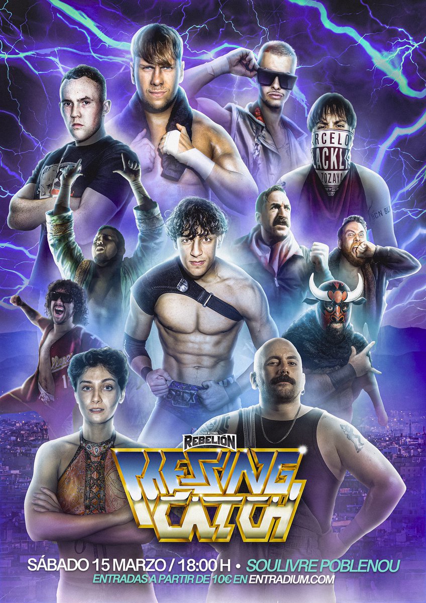 Si de niño practicabas el 619 en el recreo o si aún recuerdas las frases con las que Héctor del Mar se despedía cada fin de semana… Tenemos un evento para ti 💥

🔥Lucha Libre Rebelión presenta en directo 'Pressing Catch'.

 🎟¡Las entradas vuelan! ¡Coge el makelele y compra ya!