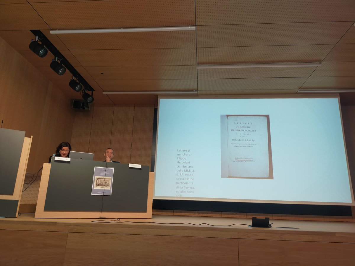 Conferencia de Lodovica Braida tras la inauguración del II Congreso Internacional De libros y papeles. Sobre el fenómeno de la autorid y el anonimato en el siglo XVIII <a href="/IEMYRhd/">IEMYRhd</a>