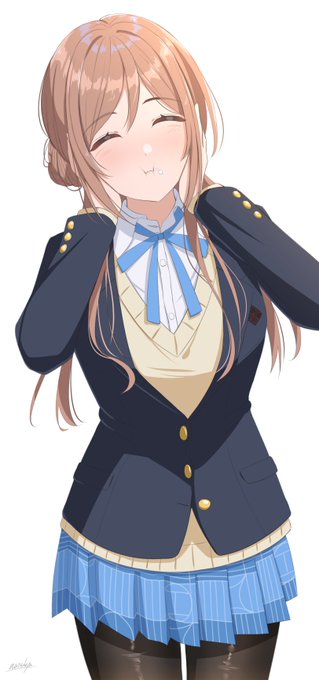 誕生日おめでとーー!🎉🎉
(姫崎莉波 全身ver)
#学マス 
#姫崎莉波生誕祭2025 