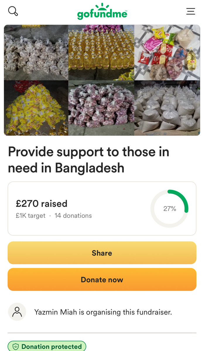 almost at £300 let’s keep pushing in’shaa’allah!!

gofund.me/54361409
