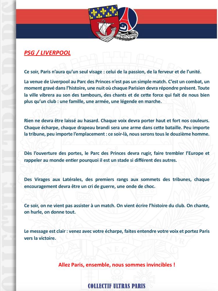 ENSEMBLE NOUS SOMMES INVINCIBLES !!
<a href="/PSG_inside/">Paris Saint-Germain</a> 
#PSGLIV