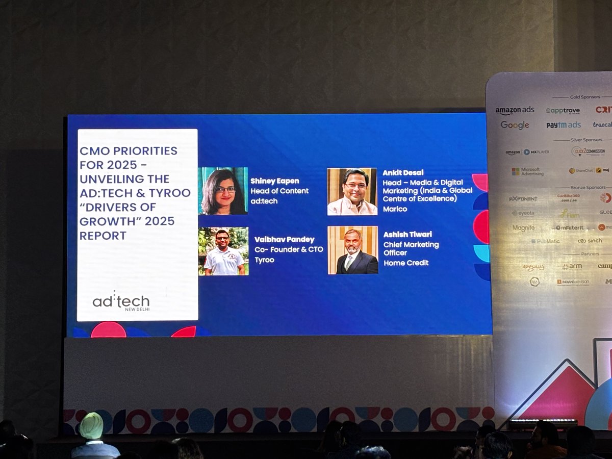 tyrootech's tweet image. 🚀 It’s time! The &quot;Drivers of Growth&quot; Report launches at #adtech2025! 

📊 Join the conversation &amp;amp; shape the future of marketing! 🎯💡 

#Tyroo