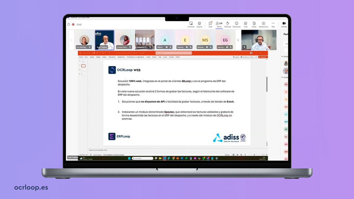 ADISSInforma's tweet image. ¡Arrancamos la sesión formativa sobre la NUEVA VERSIÓN WEB de OCRLoop 🚀!
🔥 Más de 237 personas conectadas desde el inicio… ¡una auténtica locura! 🙌
#OCRLoop #Webinar #Innovación #Tecnología