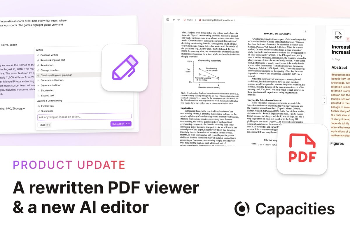 Our second update of 2025 is here, with another batch of improvements. 🚀

✨ We’ve completely rewritten the PDF viewer with performance and usability in mind. It should now render pages much faster and be more responsive and smooth, even for large PDFs