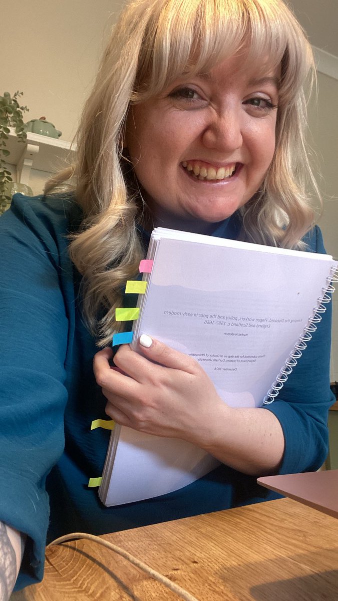 Rachel Anderson (@rach_j_anderson) on Twitter photo Delighted to announce that I passed my viva yesterday with minor corrections! ✨
A big thank you goes to my lovely examiners <a href="/SocialHistoryOx/">Jonathan Healey</a> and Amanda Herbert for being so kind and giving such thoughtful feedback!
Time for cake! 🍰 Delighted to announce that I passed my viva yesterday with minor corrections! ✨
A big thank you goes to my lovely examiners <a href="/SocialHistoryOx/">Jonathan Healey</a> and Amanda Herbert for being so kind and giving such thoughtful feedback!
Time for cake! 🍰