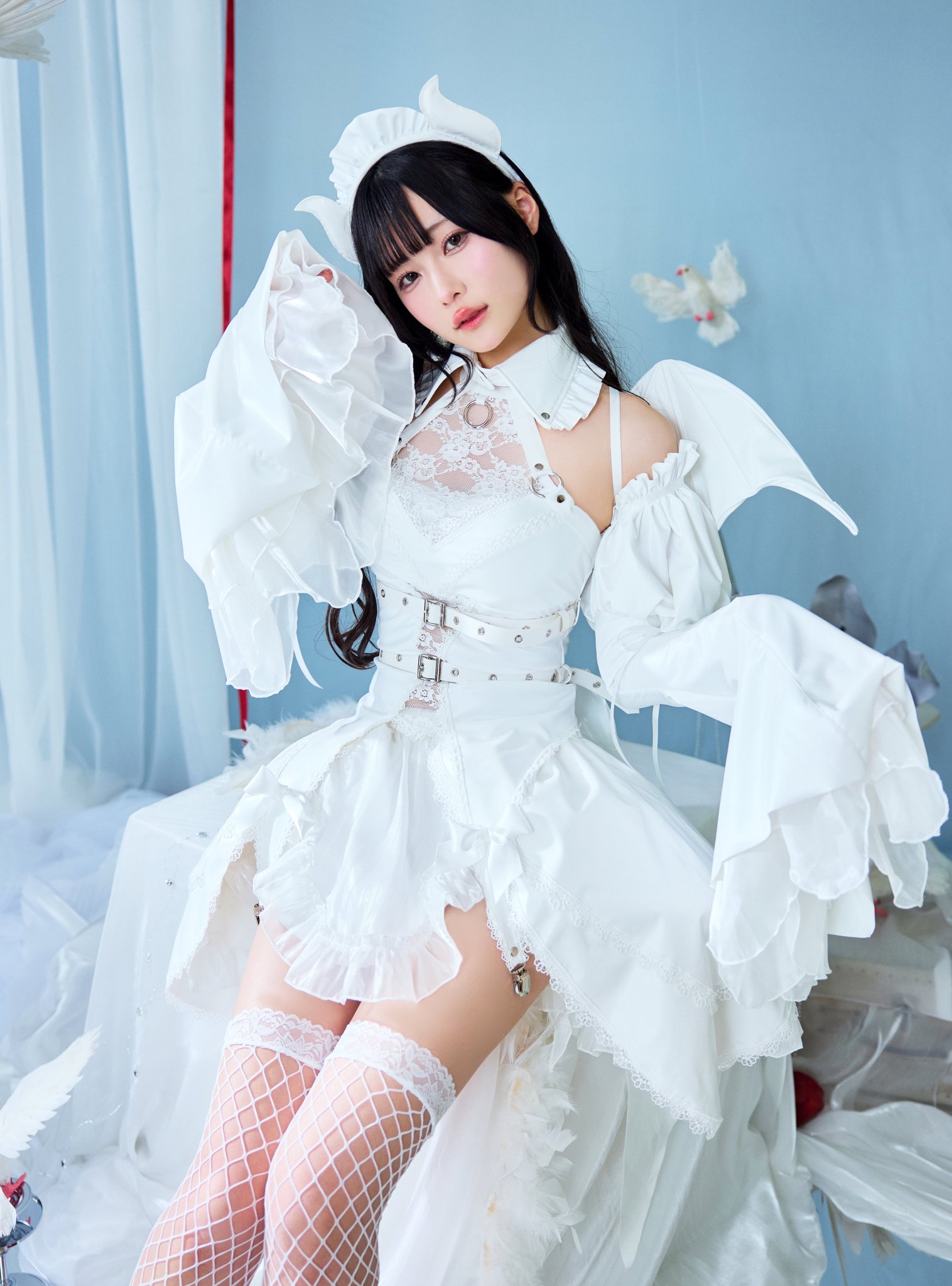 ガーリーチェックパンククラッシュメイド 赤 テオドールコラボ ガーリーチェックパンククラッシュメイド 赤 テオドールコラボ