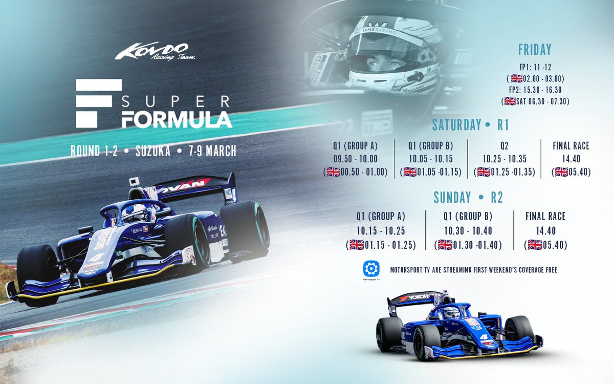 Back to it this weekend in Japan and ready to roll!! Super Formula let’s get ittt 😄 🇯🇵