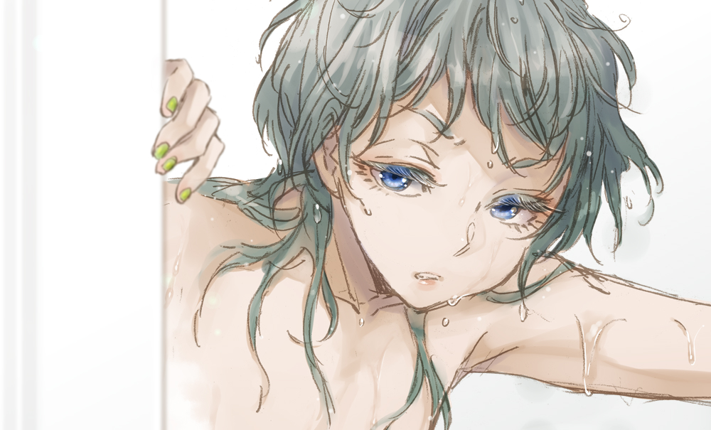 dok0ko's tweet photo. 今週はセンシティブなラキオを描いていたのですが、自分の絵にセンシティブ設定をするのが激烈に恥ずかしかったので載せるのは諦めました。でも勿体ないので顔だけ https://t.co/gYhSo9GgWp