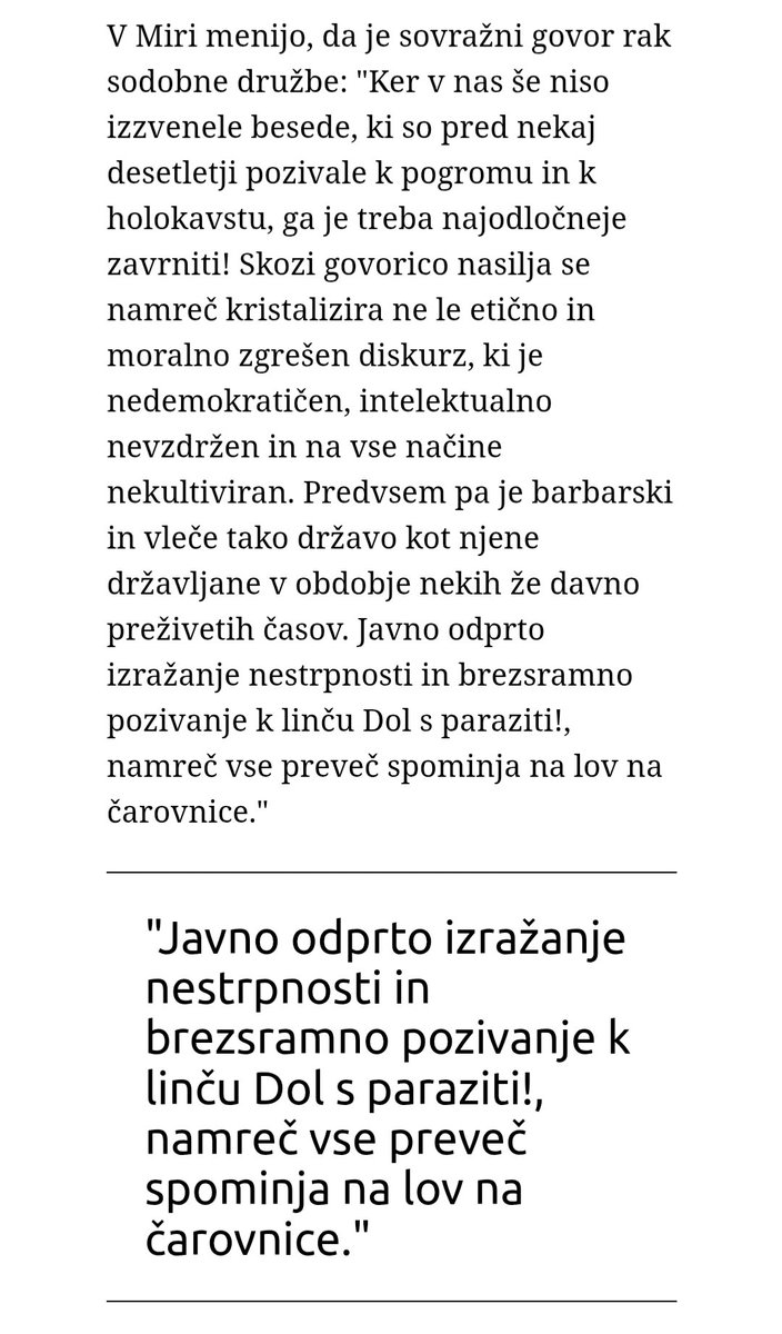 <a href="/vladaRS/">Vlada Republike Slovenije</a> Mhm...
Pa saj teorijo očitno poznate, praksa vam šepa.
Drugače za omejevanje sovražnega govora med mladimi, bi bilo verjetno smiselno voditi z zgledom?