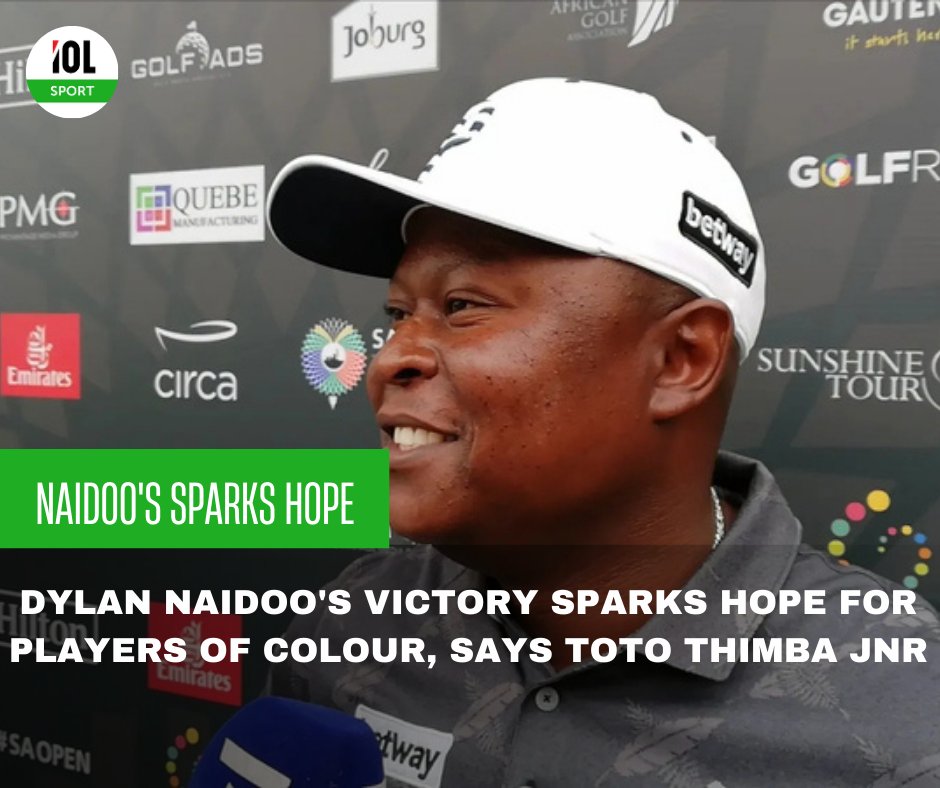 IOL's tweet image. Dylan Naidoo’s win in the SA Open last week at Durban Country Club, has lit a fire of desire for a new generation of South African golfers of colour, according to fellow professional Toto Thimba Jnr.
#Sports #golf #dylannaidoo #SAOpen #sunshinetour @iol
Read on…