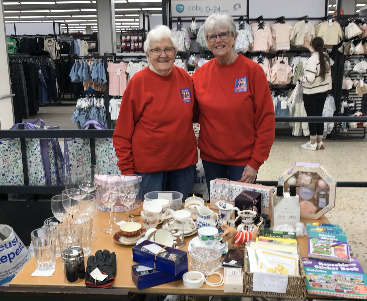 WOW what a great day our volunteers Ruth &amp; Gill had on Saturday.
They raised a brilliant £181 at their Pop Up Shop in Tesco!
Thank You to everyone who supported and Thank You to Ruth &amp; Gill. What a difference you make 🥰

#volunteer #localcharity #learningdisability #tesco