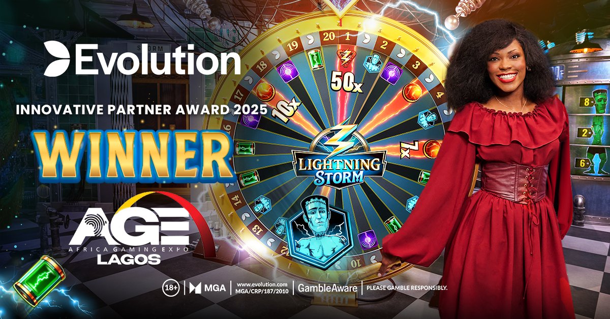 Evo_global's tweet image. We are proud to share that Evolution has won the "Innovative Partner Award" at #AGELagos2025!🏆
A huge thank you to our team for their dedication to shaping the future of gaming in Africa. 🚀
#Awards @agelagos
🔞 gambleaware.org. Please gamble responsibly.