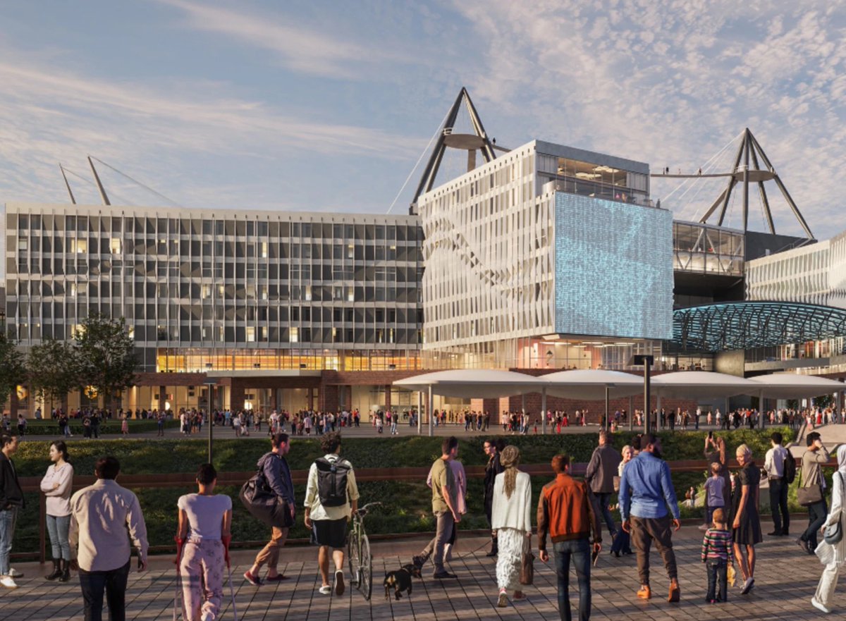 City_Xtra's tweet photo. OFFICIAL: #ManCity have announced its collaboration with Radisson Hotel Group for the Club’s 401-room hotel connected to the Etihad Stadium which is set to open in late 2026. The four-star hotel will be known as The Medlock. https://t.co/jZ69xzSNGU
