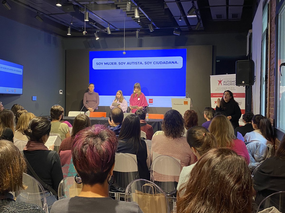 <a href="/info_quinta/">Fundación Quinta</a> <a href="/AutismoMadrid/">Fed. Autismo Madrid</a> 🔶 Nina Carl, presidenta de Apidauta, profesora de secundaria y divulgadora

🔶 Ana Dierssen, socia de <a href="/cepamaTEA/">CEPAMA Mujeres Autistas</a>

🗣️ “Queremos ser protagonistas y libres que respeten nuestro espacio y podamos ser incluidas”